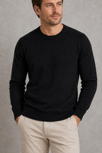 Matthew | Fine-Knit Crew-Neck Jumper — studio_closeup — Charles [8e481f97-c765-4c30-90e9-0c3b77253c71]