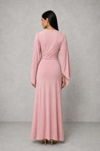 Lyssa – Pleated Drape Maxi Dress — studio_back — Helena [59873351-478b-4590-918b-1dea8a99c452]