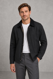 Charlie | Contrast-Collar Button-Front Jacket — studio_front — Charles [c8544e69-b1ad-4cad-9af1-44687c56dca8]