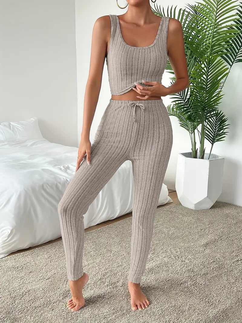 Lounge Edit 3-Piece Ribbed Set