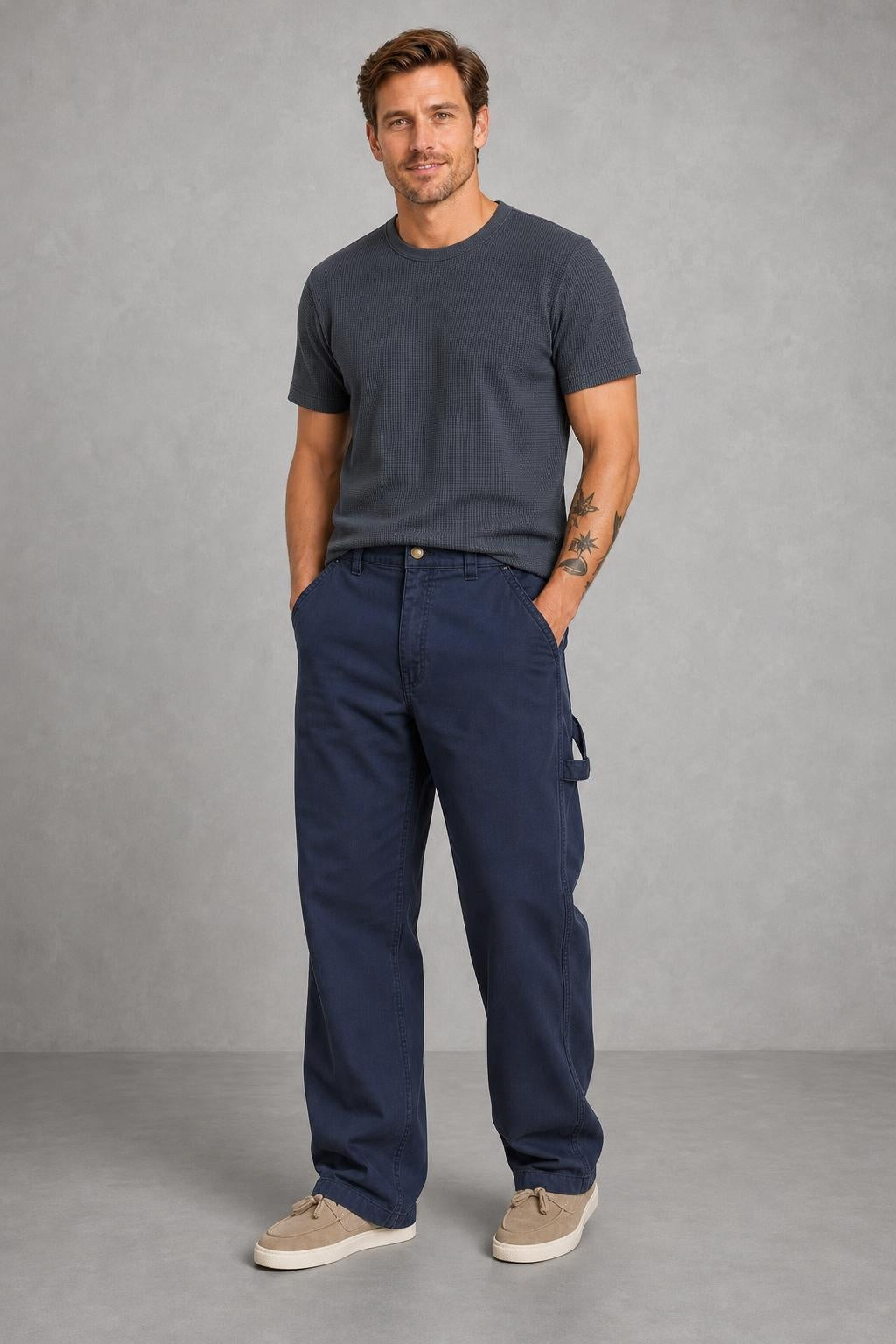 Stanley | Double-Knee Wide-Leg Trousers — lifestyle — Charles [3dd98432-ef98-45a0-a58c-d62fe9737822]