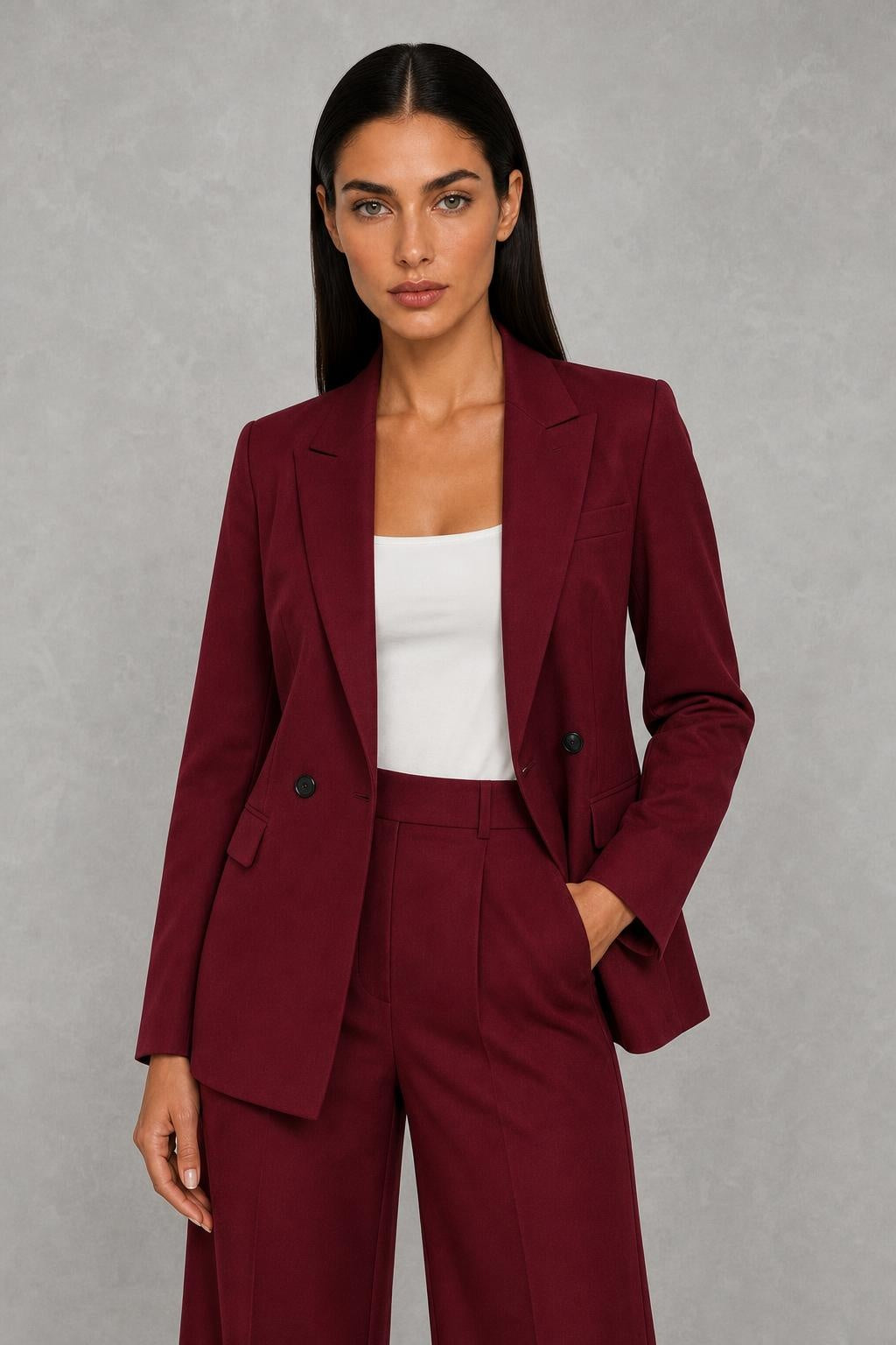 Clara | Double-Breasted Wide-Leg Trouser Suit — studio_closeup — Helena [4cd6b73c-e123-457b-8005-1b8383f4bd3e]