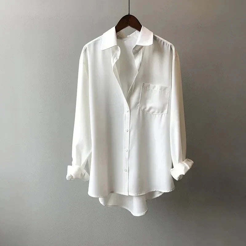 Silk Blouse Shirt