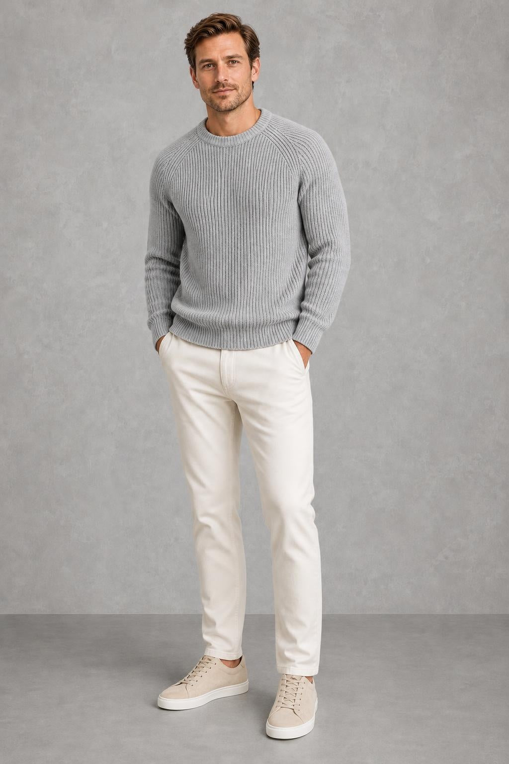 Adam | Raglan Ribbed Crew-Neck Jumper — lifestyle — Charles [3c02f1c0-b100-47db-9dda-d6218283bd14]