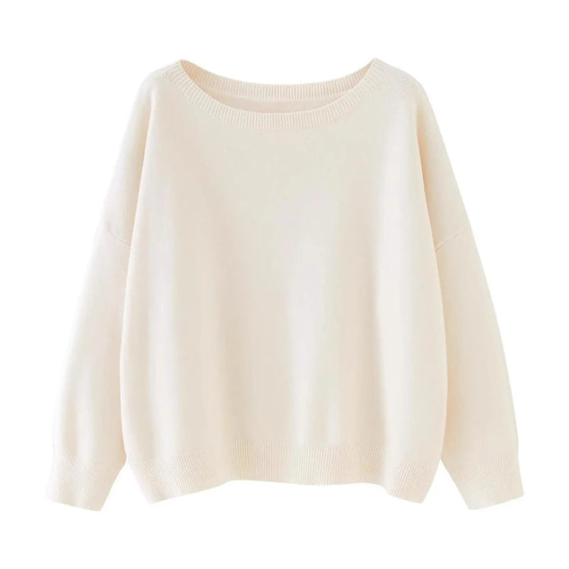 Ovelin Scoop Neck Sweater
