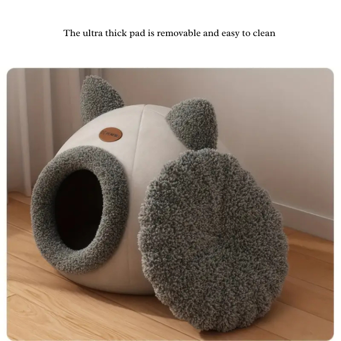 Cozy Cave-Style Cat Bed