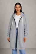 Martha | Longline Drawstring Zip Hoodie — studio_front — Helena [bbfcd240-b9cb-4f87-b5df-e480377f66b3]