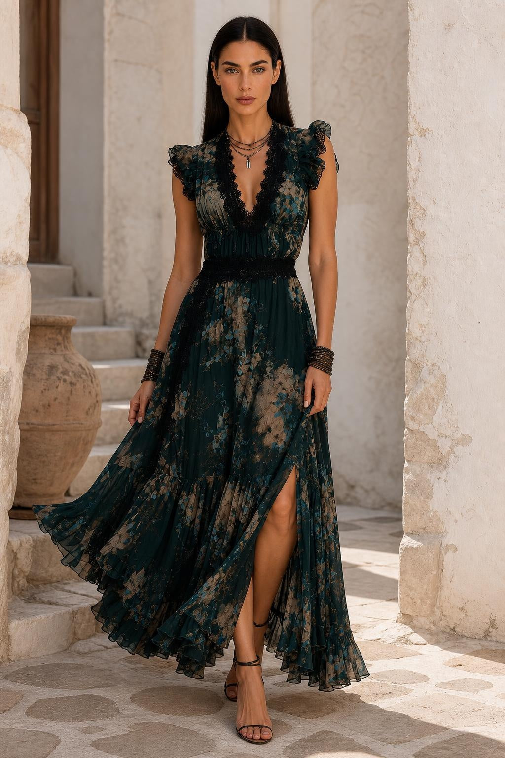 Gillian™ Maxi Dress — lifestyle — Helena [21aa4f89-f09d-4635-8163-8f78950d20af]