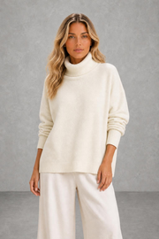 Eleanor | Drop-Shoulder Roll-Neck Jumper — studio_front — Sofia [0d7e055a-34ff-4661-8b03-b9e28da3f832]