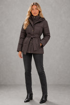Hannah | Tie-Waist Quilted Hooded Jacket — studio_three_quarter — Sofia [6d74b807-a60f-415e-b184-4b18f045f5b8]