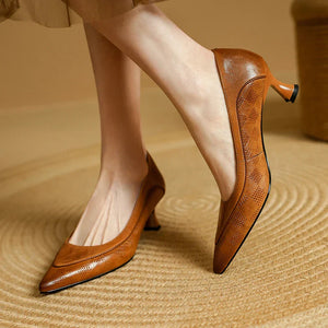 Beautiful Genuine Leather Heels