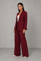 Clara | Double-Breasted Wide-Leg Trouser Suit — studio_three_quarter — Helena [5f80c1fc-2663-47ad-8dc2-90a5d38e73e0]