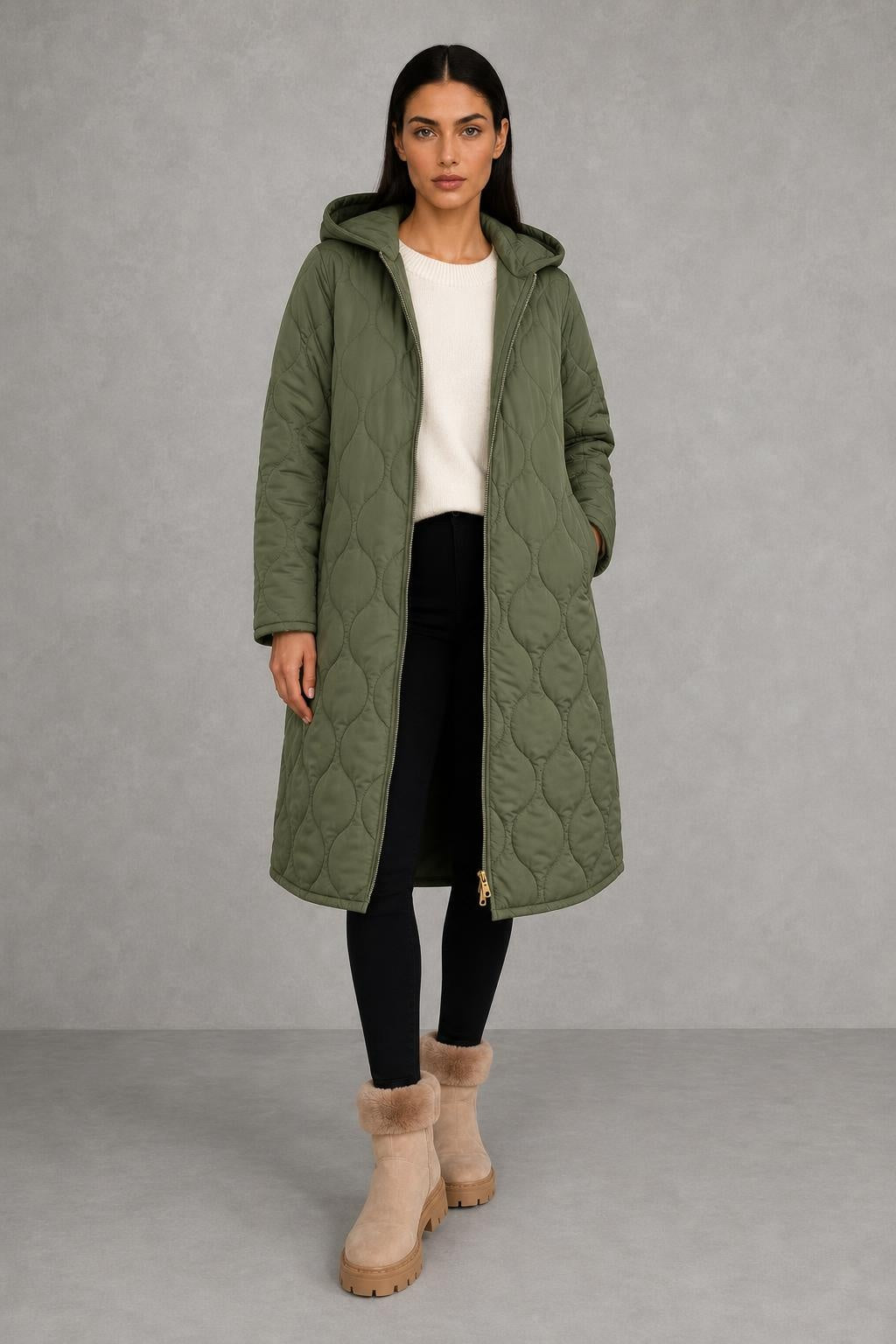Elise | Wave-Quilt Hooded Coat — lifestyle — Helena [6cfb0d39-0ccd-4365-a043-c7187b4a864e]