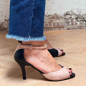 Leara Mid-Heel Pumps