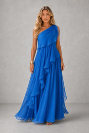 Tracey One-Shoulder Ruffle Maxi Dress — studio_front — Sofia [4c8ff8ef-cd2b-4f6a-ac98-d7478f985450]