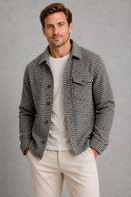 Rory | Houndstooth Button-Front Overshirt — studio_closeup — Charles [b95620a1-a443-4d25-b489-83646e116c17]