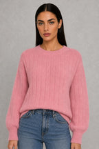 Erin | Balloon-Sleeve Ribbed Jumper — studio_closeup — Helena [5c7726d9-33e3-4a0c-a5a6-a521883a516b]
