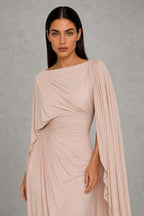 Lyssa – Pleated Drape Maxi Dress — studio_closeup — Helena [6c876077-db97-412d-9945-20e7916da77e]