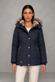 Emily | Faux-Fur Hood Quilted Jacket — studio_front — Helena [d01dda55-1766-4f7b-b376-478804c87887]