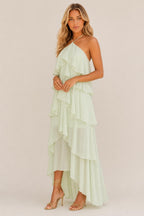 Camila | Tie-Strap Tiered Floral Maxi Dress