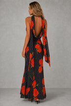 Black Poppy Sophie Dress — studio_back — Sofia [21251ffd-a89e-4af3-8a5e-b72887bf10e3]