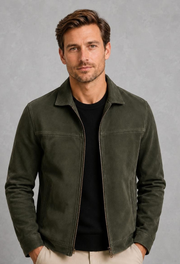 Connor | Panel-Seam Zip-Front Jacket — studio_front — Charles [be68d59c-4b86-4afc-b7e4-deb6f84374e7]