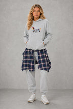 Bonnie | Dachshund-Detail Pullover Hoodie — lifestyle — Sofia [6654a133-05a0-420d-bedb-63a82e21bdd4]