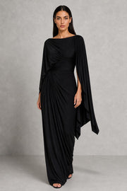 Lyssa – Pleated Drape Maxi Dress — studio_front — Helena [1a1f1c5e-9fd7-4bb7-861e-75df0ec50dca]