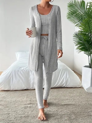Lounge Edit 3-Piece Ribbed Set