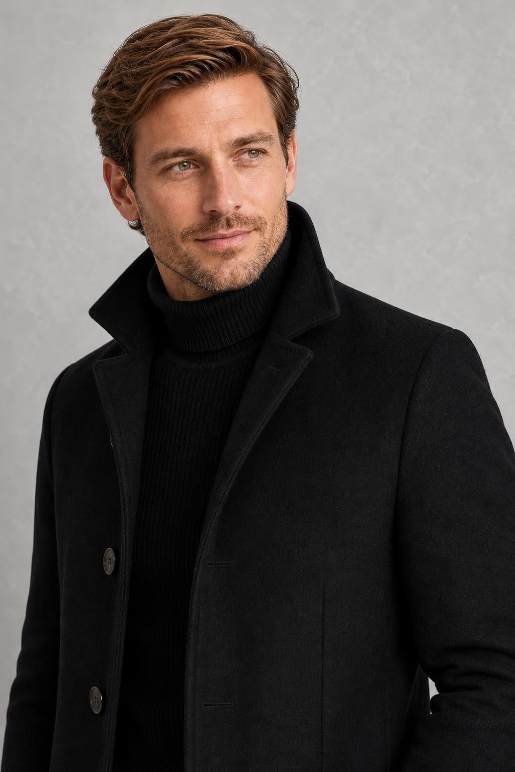 Callum | Stand-Collar Button-Front Coat — studio_closeup — Charles [c2ec407d-8f15-476d-b167-d6d5bc2da3a8]