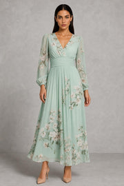 Prescela | Floral Midi Dress — studio_front — Helena [b6ca3868-c10a-4a42-9ee7-d118b84c98ee]