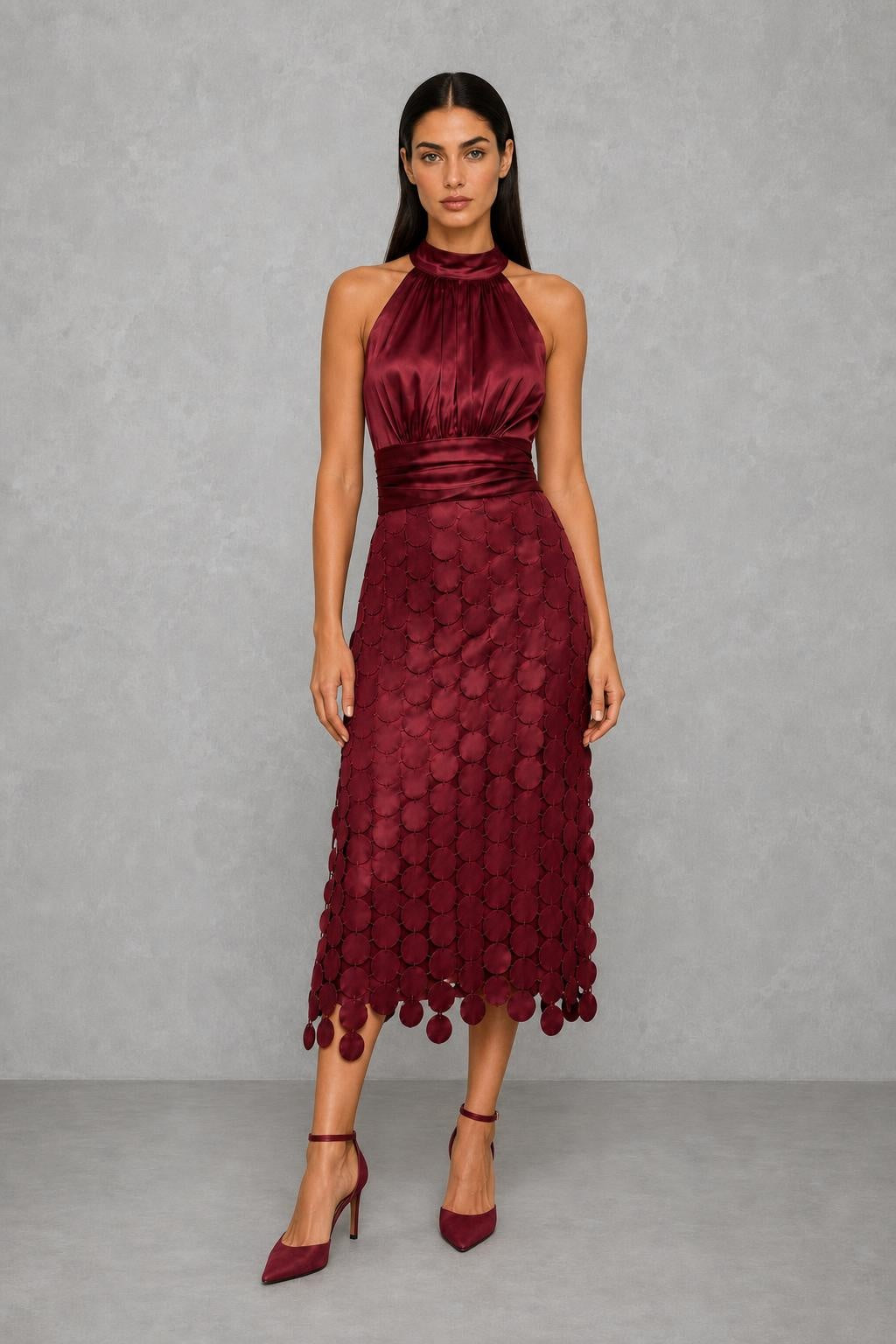 Nora | Effortless Elegant Midi — studio_front — Helena [930e7b51-a243-4d9b-9874-466c5da0c5dd]