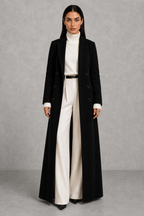 Rose | Notch-Lapel Longline Coat — studio_front — Helena [862b547b-3444-4ee3-9991-7c29b0215b28]