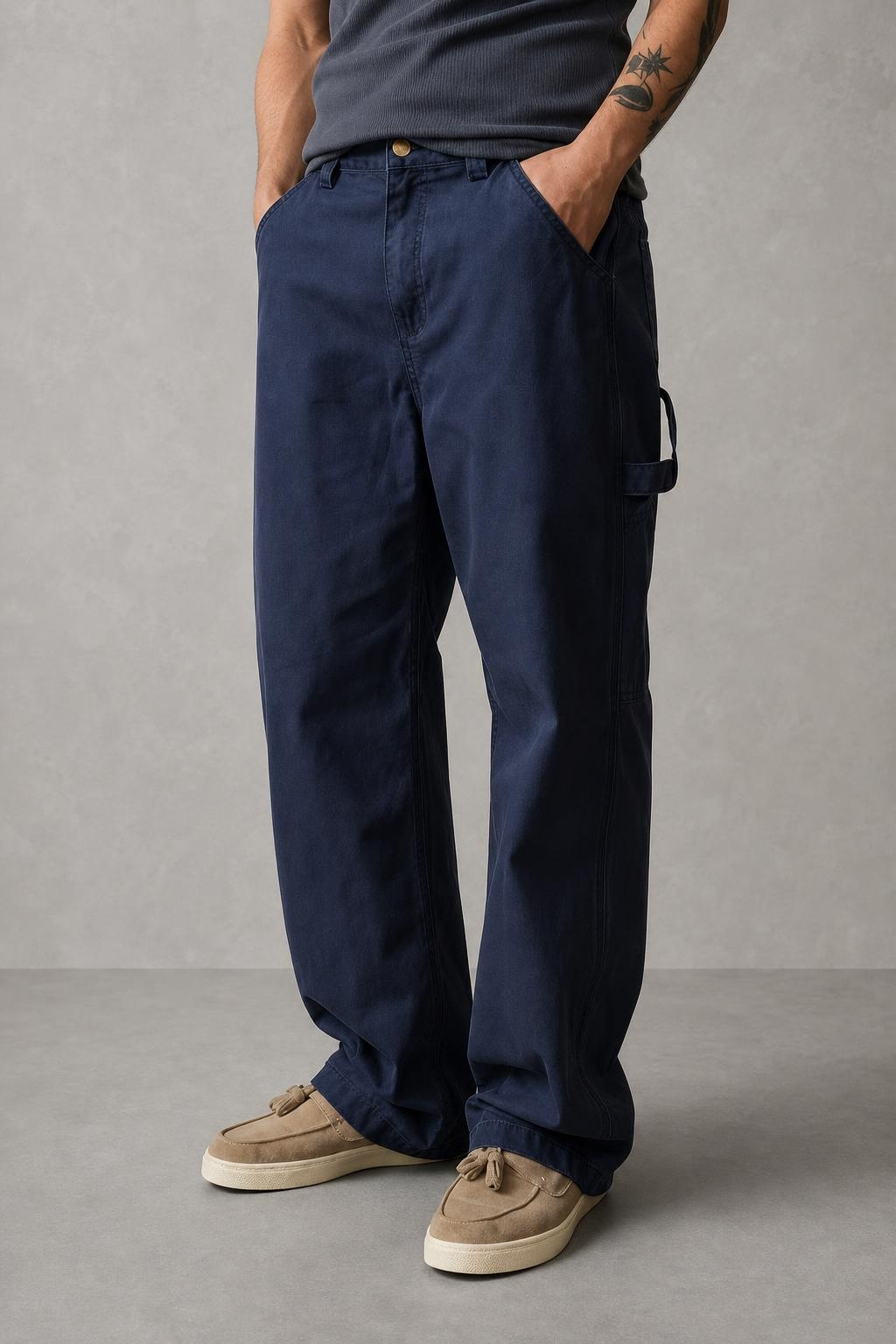Stanley | Double-Knee Wide-Leg Trousers — studio_front — Charles [f7ba29fe-87b5-4c54-9e67-11f74482e525]