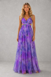 Isel™ Soft Wrap Maxi Dress — studio_front — Sofia [5267fe01-0e9d-4180-9dc6-3afd8b07e875]