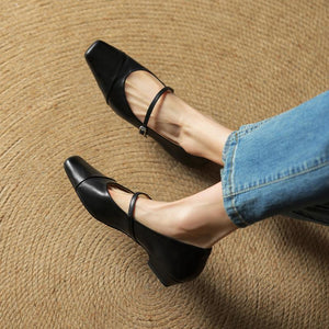 Velin Genuine Leather Pumps