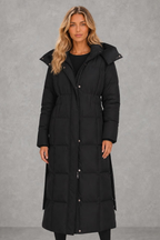 Robyn | Belted Longline Quilted Coat — studio_front — Sofia [fd8030ab-2072-4549-9b1c-611900466621]