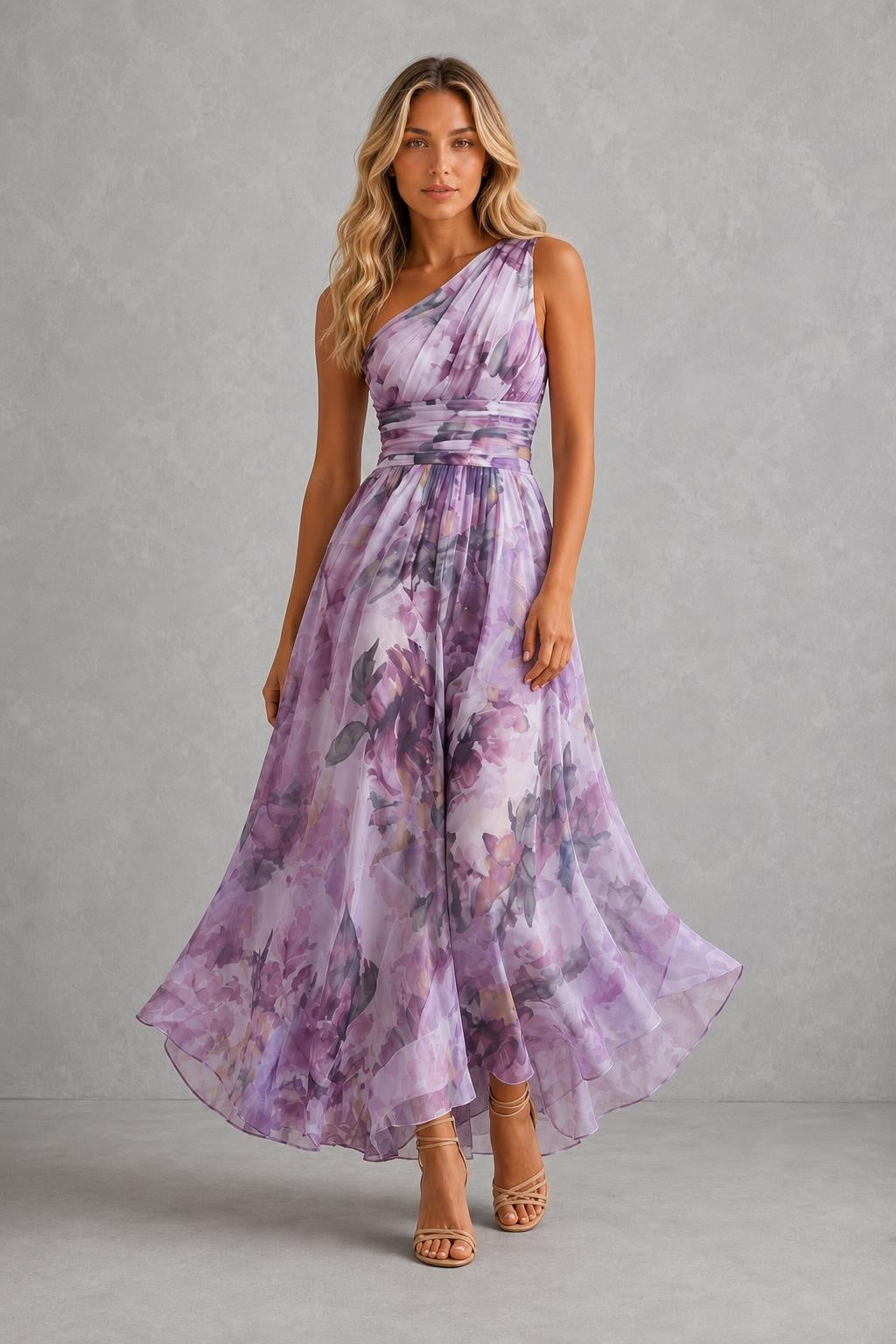 Celeste | One-Shoulder Floral Maxi — studio_front — Sofia [24cd6016-e229-4335-93fd-39772a4b87f8]