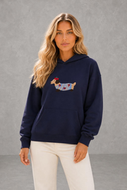 Bonnie | Dachshund-Detail Pullover Hoodie — studio_front — Sofia [d6386b10-5af7-4ad5-92dc-936ea8854c93]