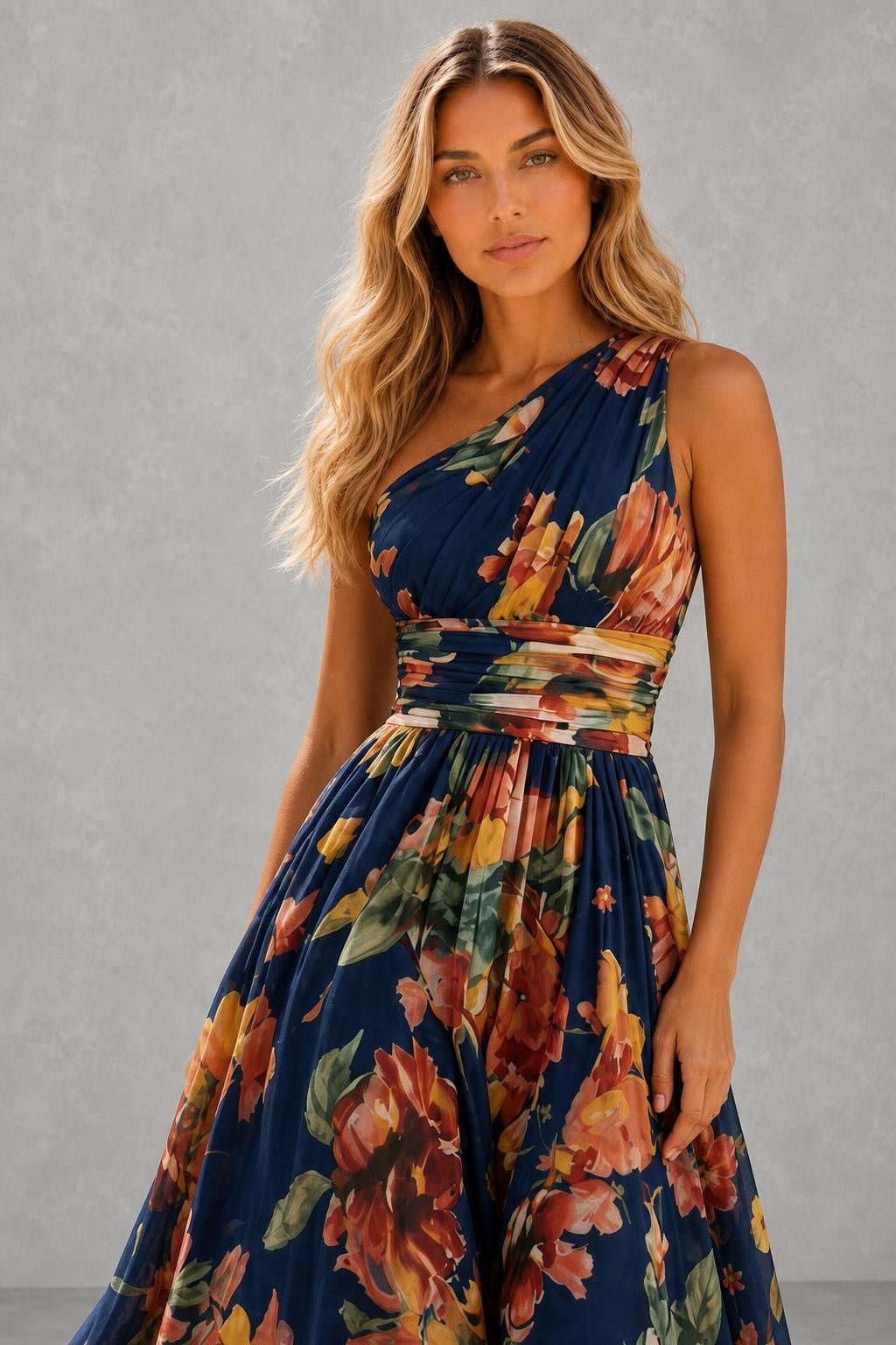 Celeste | One-Shoulder Floral Maxi — studio_closeup — Sofia [c19319c6-8297-45b1-a660-e37d729e61cc]