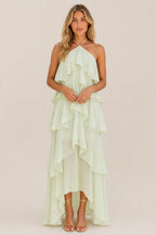 Camila | Tie-Strap Tiered Floral Maxi Dress