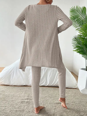 Lounge Edit 3-Piece Ribbed Set