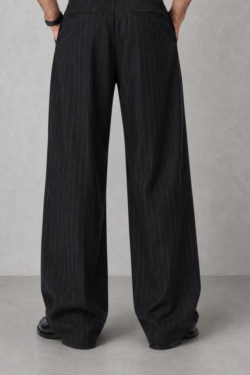 Isaac | Pinstripe Wide-Leg Trousers — studio_back — Charles [dd9978f5-3699-4f5f-99e4-19e7fa807119]