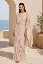 Lyssa – Pleated Drape Maxi Dress — lifestyle — Helena [79be6dad-41d4-4163-9bf3-02b487a9a9d1]