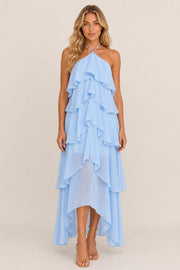 Camila | Tie-Strap Tiered Floral Maxi Dress