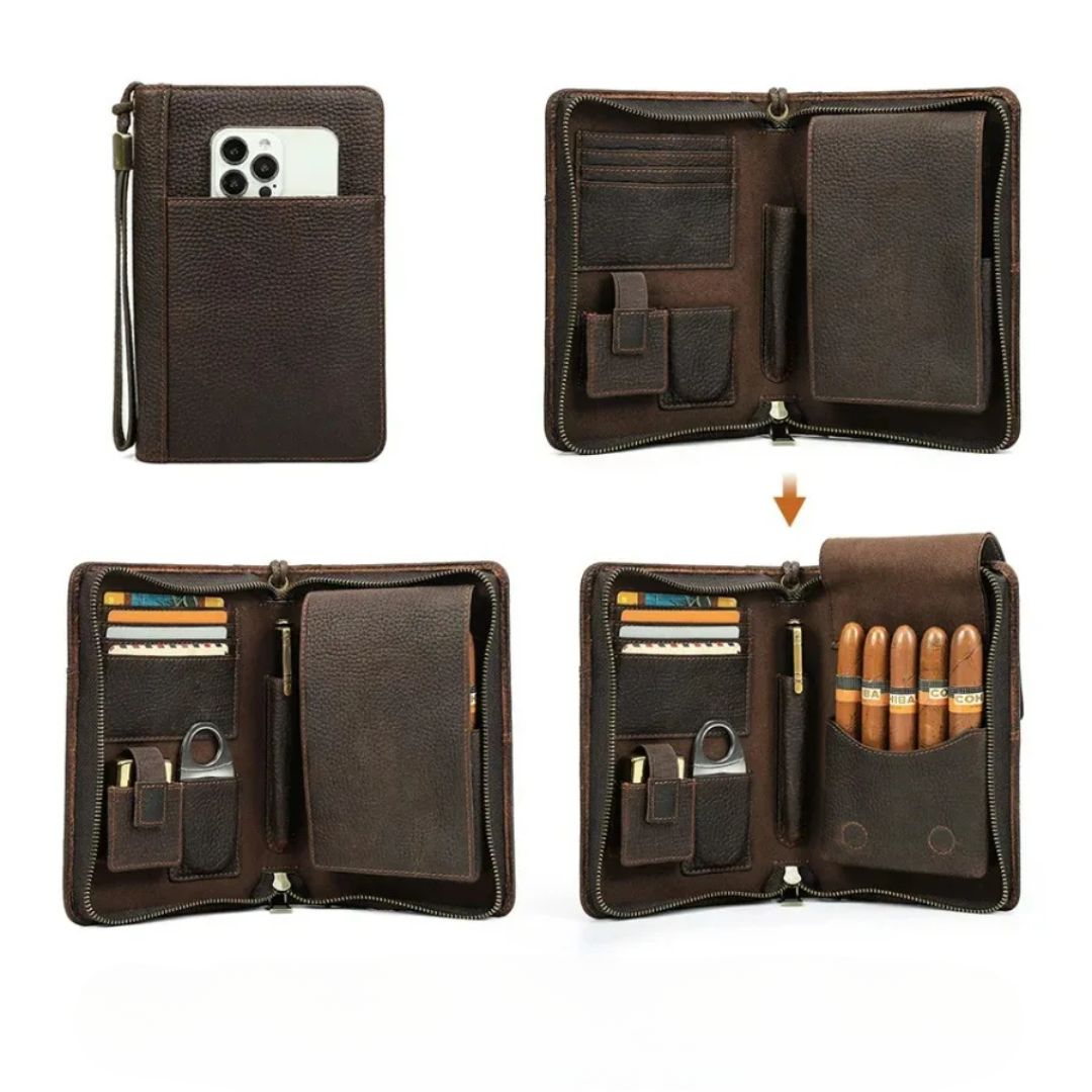 Leather Cigar Case