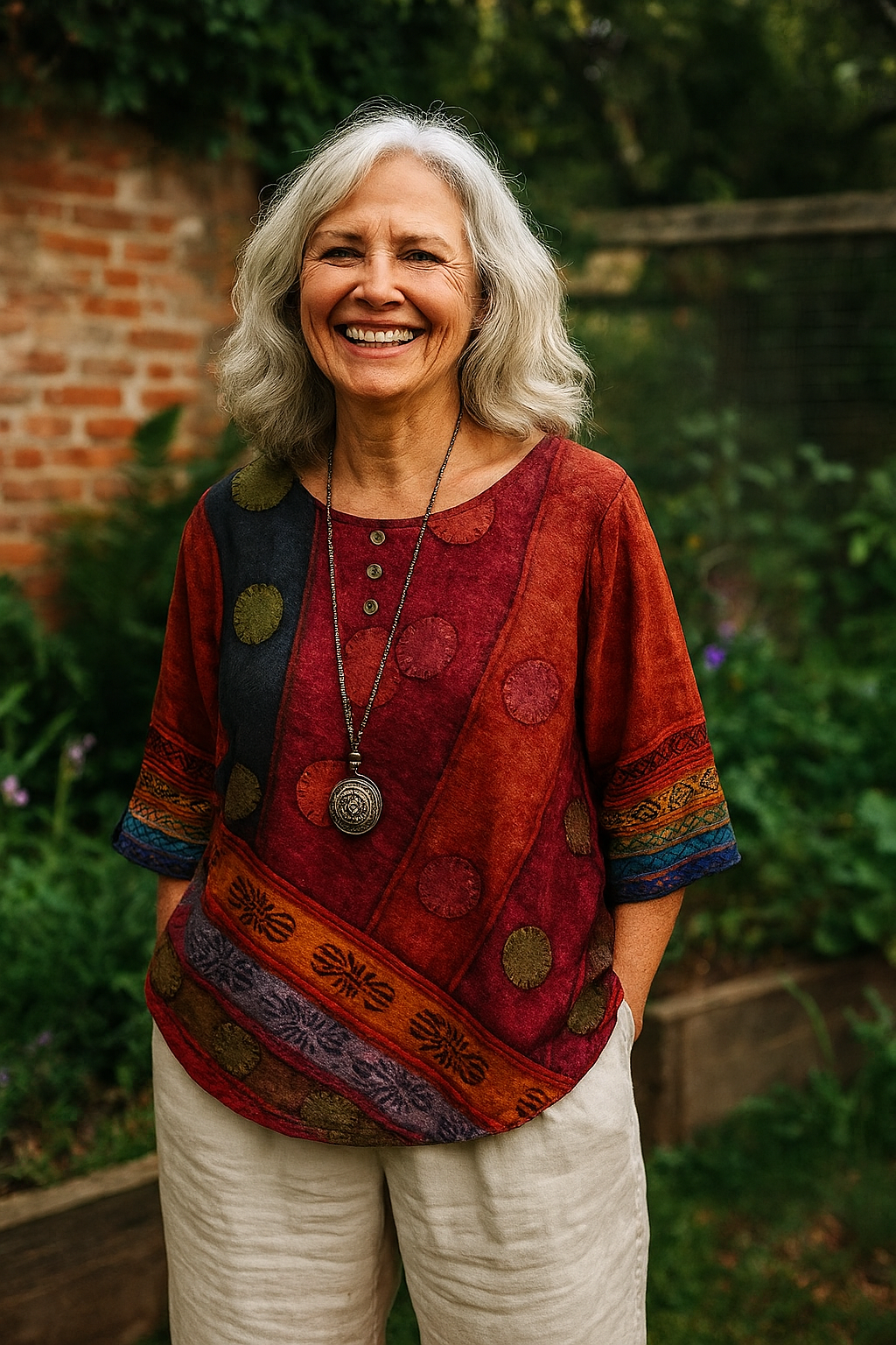 Charlotte | Artistic Top – Flows Gently, Flatters Beautifully