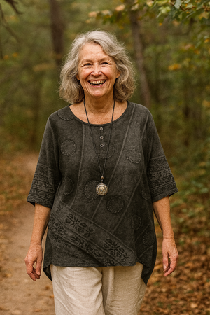 Charlotte | Artistic Top – Flows Gently, Flatters Beautifully