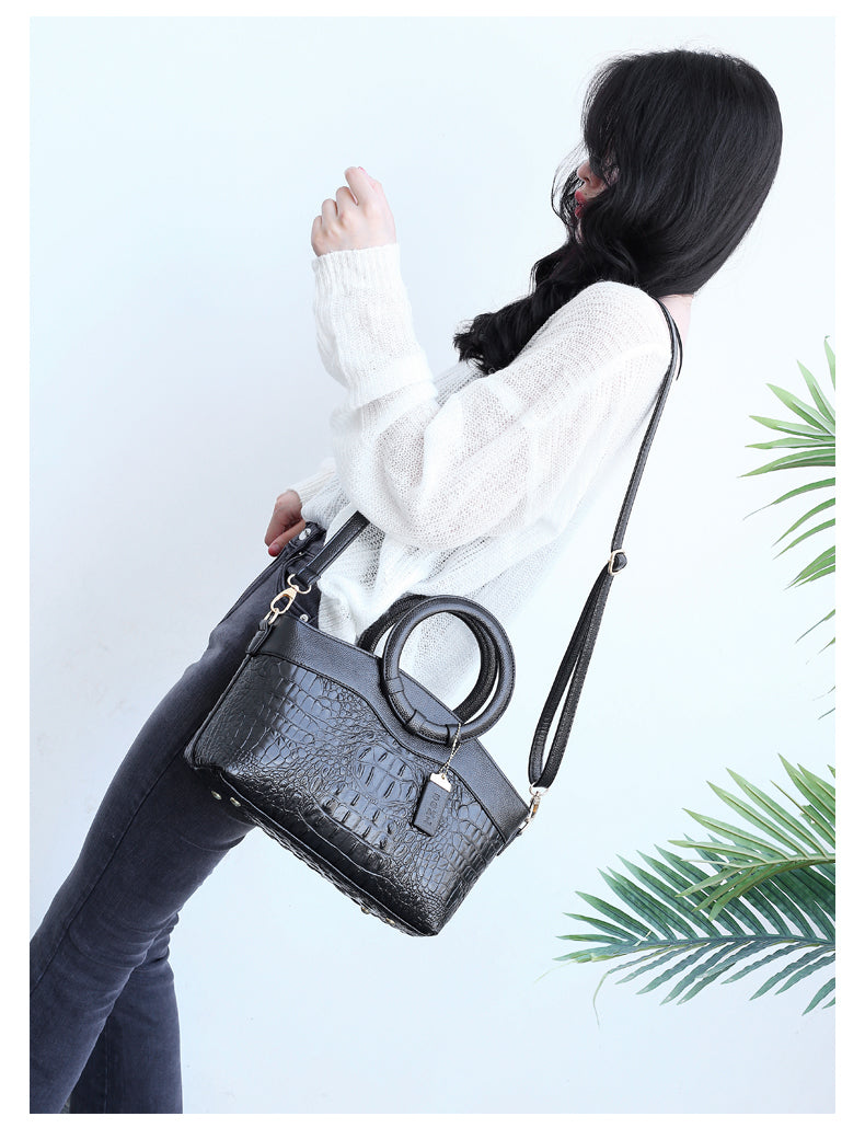 Ella Classic Croc | Versatile Vintage Bag