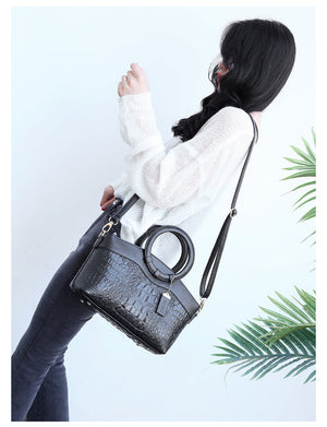 Ella Classic Croc | Versatile Vintage Bag